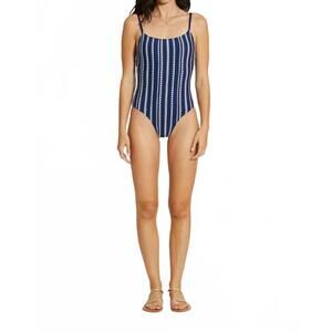 NEW LEMLEM classic one piece swimsuit in nunu navy